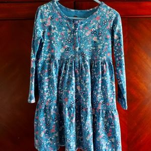 Girls Tea Collection Tiered Henley dress